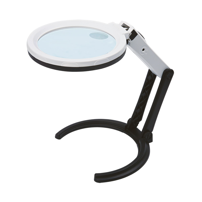 Трехсторонняя лупа с подсветкой